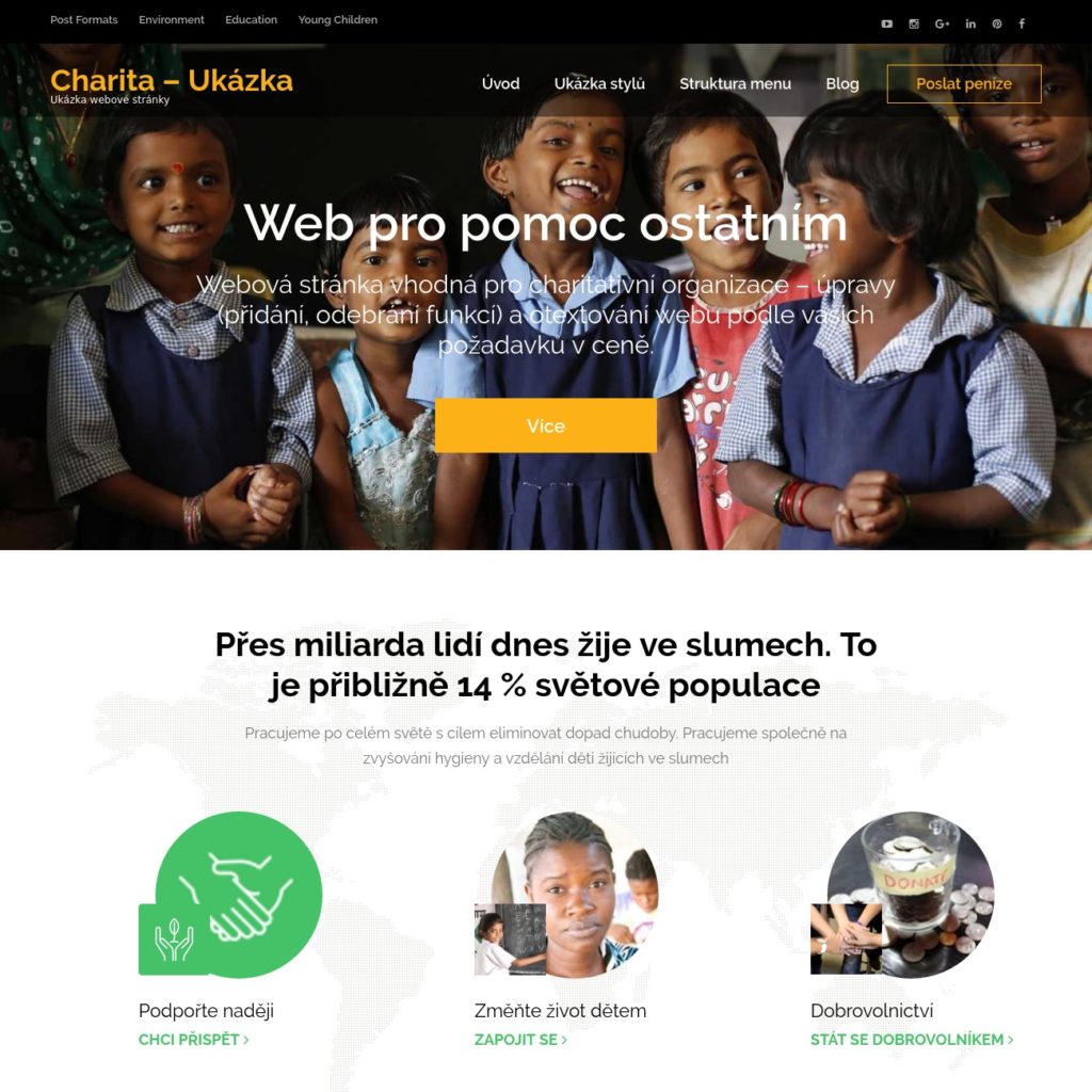 Charita - web pro charity