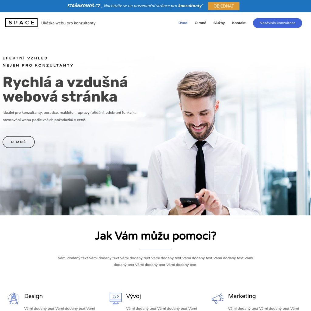 Konzultant - web pro konzultanty