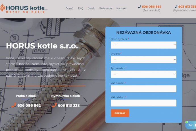 HORUS kotle s.r.o. - oprava a servis kotlů