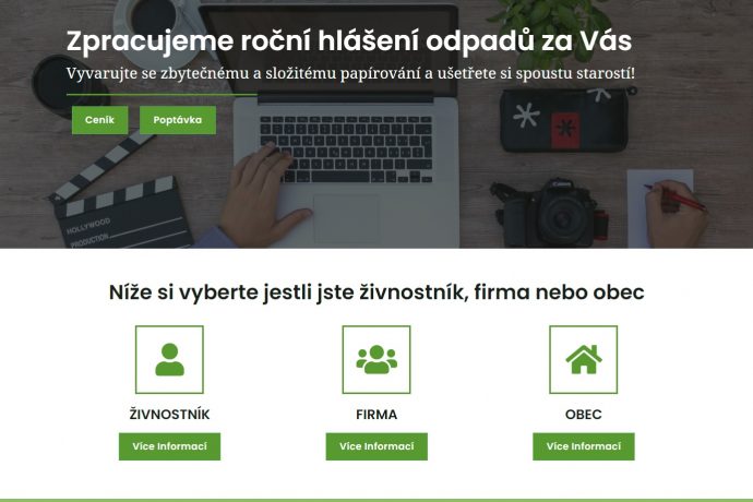 rocnihlaseni.cz - zpracování odpadů