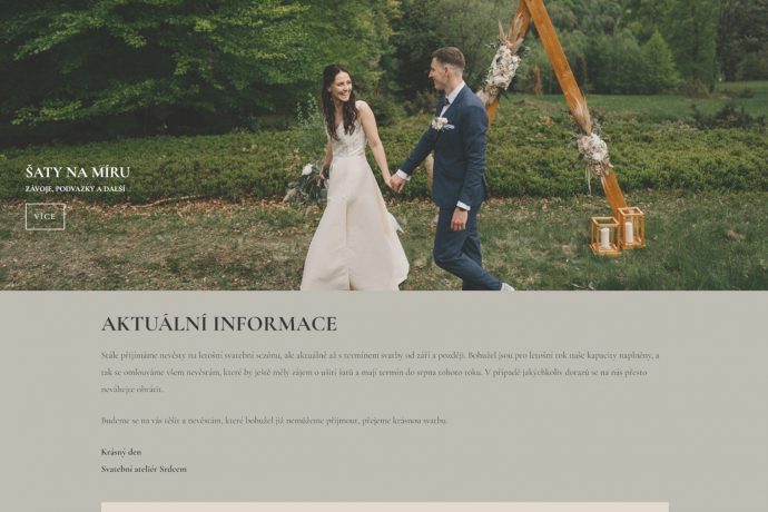 Rodinný svatební ateliér