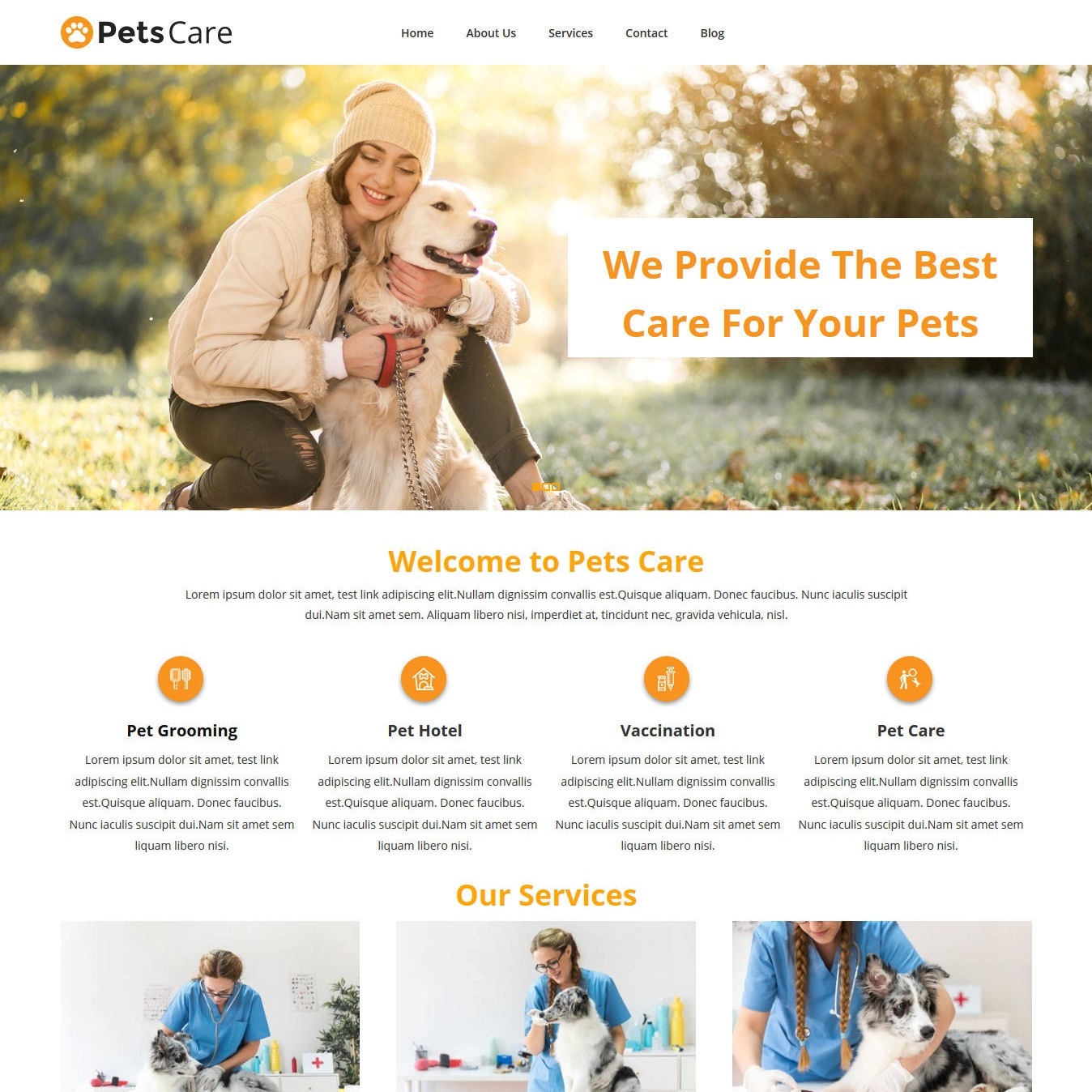 web-veterina-utulek-nahled